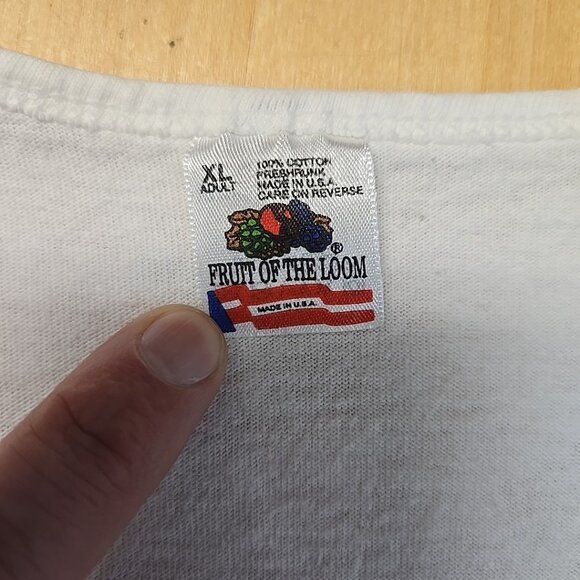 VTG Mike's Bar Single Stitch Tank Top Adult Size XL Neon Fruit of the Loom - Picture 7 of 11